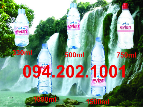 Nước khoáng EVIAN dung tích 750ml